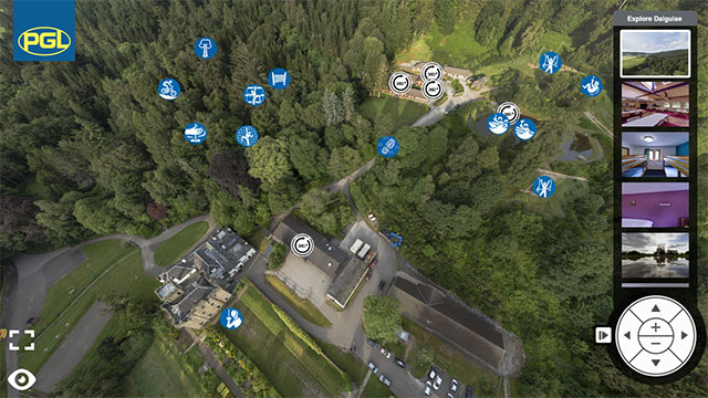 Virtual Tour of PGL Dalguise for Brownies and Guides